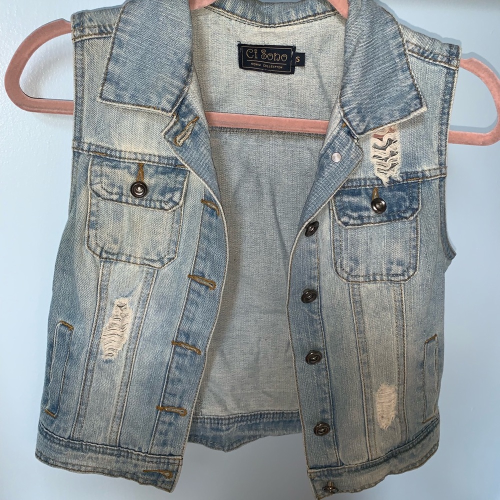 Jean Jacket Vest